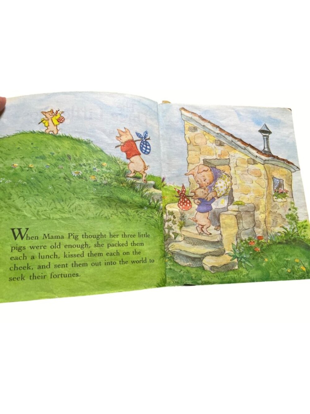 A First Little Golden Book The Three Little Pigs Hardcover - Picture 7 of 14